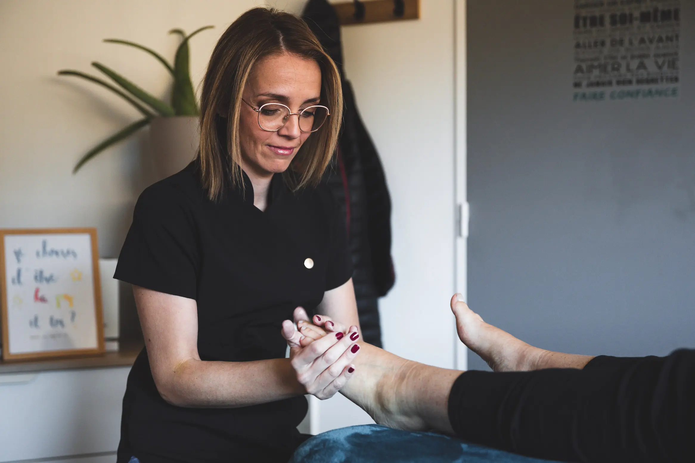 Séance de réflexologie plantaire